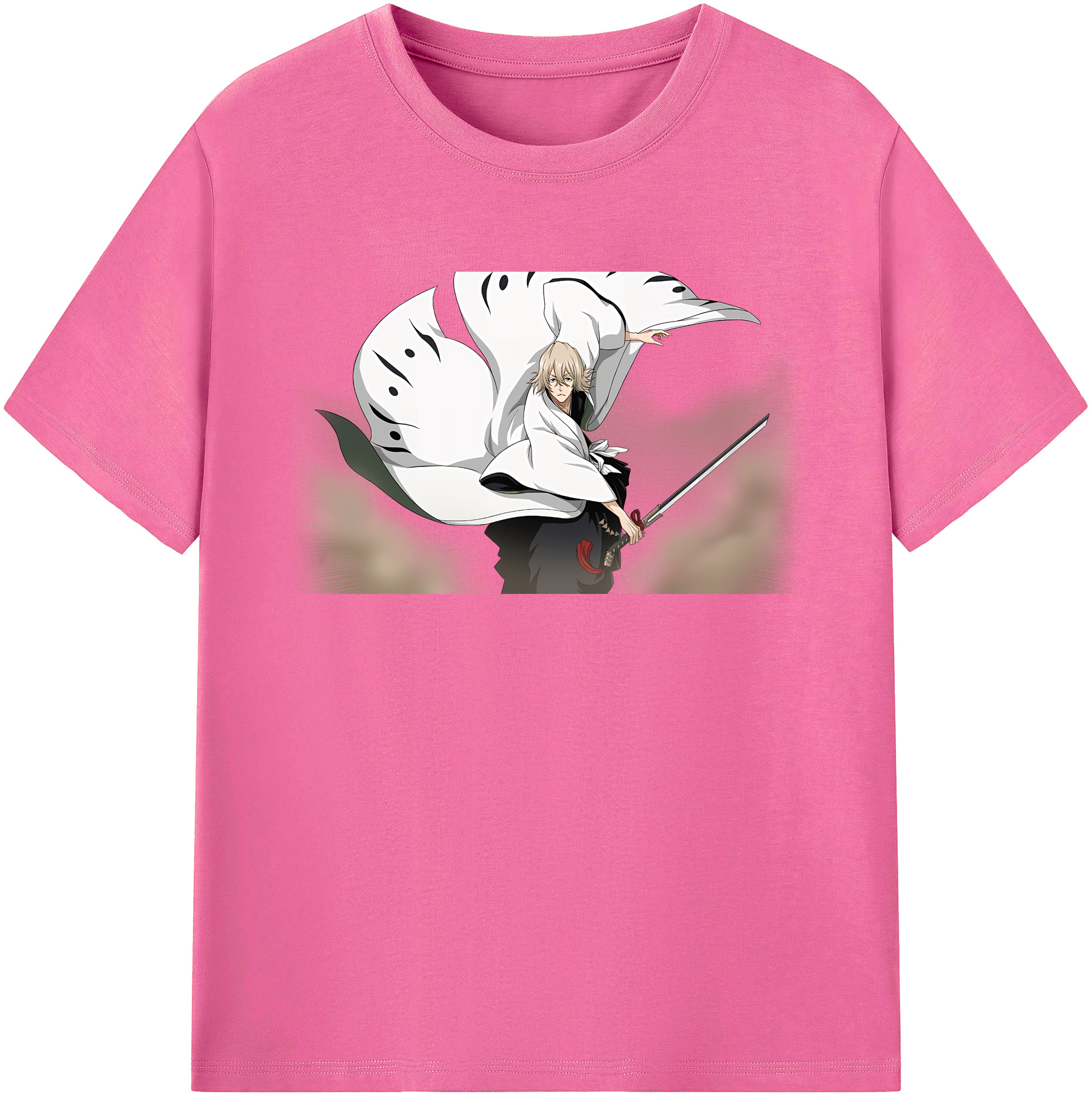 （画像用） "ブリーチ 浦原 喜助（うらはら きすけ） BLEACH Urahara Kisuke " レディースカジュアルプリントTシャツ（綿100％）